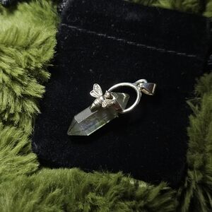 Silver Bee Pendant Necklace